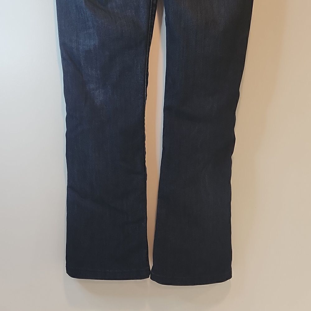 Joe's Jeans Mid Rise Boot Cut Dark Wash Blue Jeans Women's Sz W 28 EUC NICE! - Picture 12 of 16